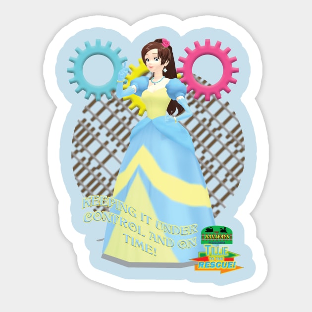 Mrs. Ella - "Crotoonia's Tillie to the Rescue" Sticker by TheMilanTooner